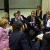 Barack Obama with European leaders at the United Nations Climate Change Conference in Copenhagen