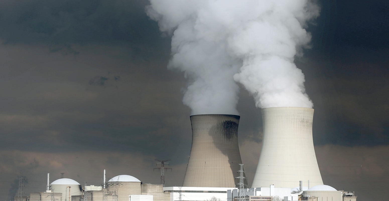 Doel nuclear power station in Belgium