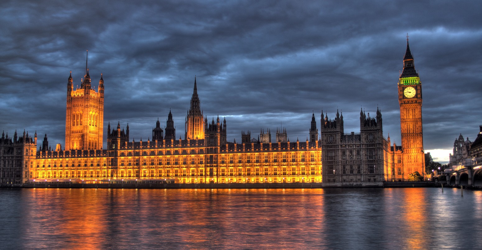 The British Houses of Parliament, London, UK