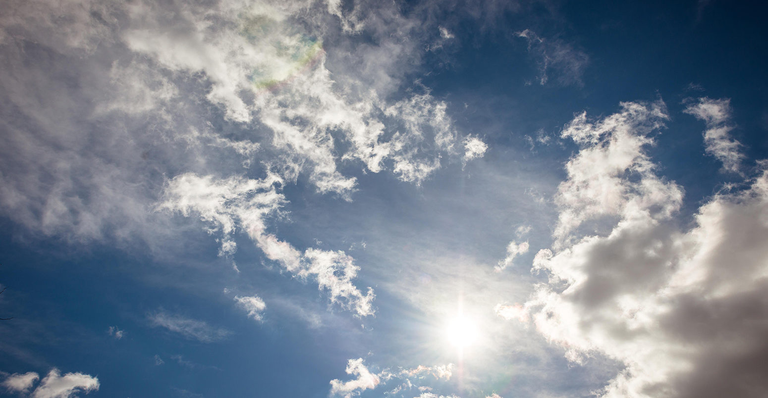 Wide atmospheric sky with clouds. Credit: Olivér Svéd / Alamy Stock Photo. G0KBFB