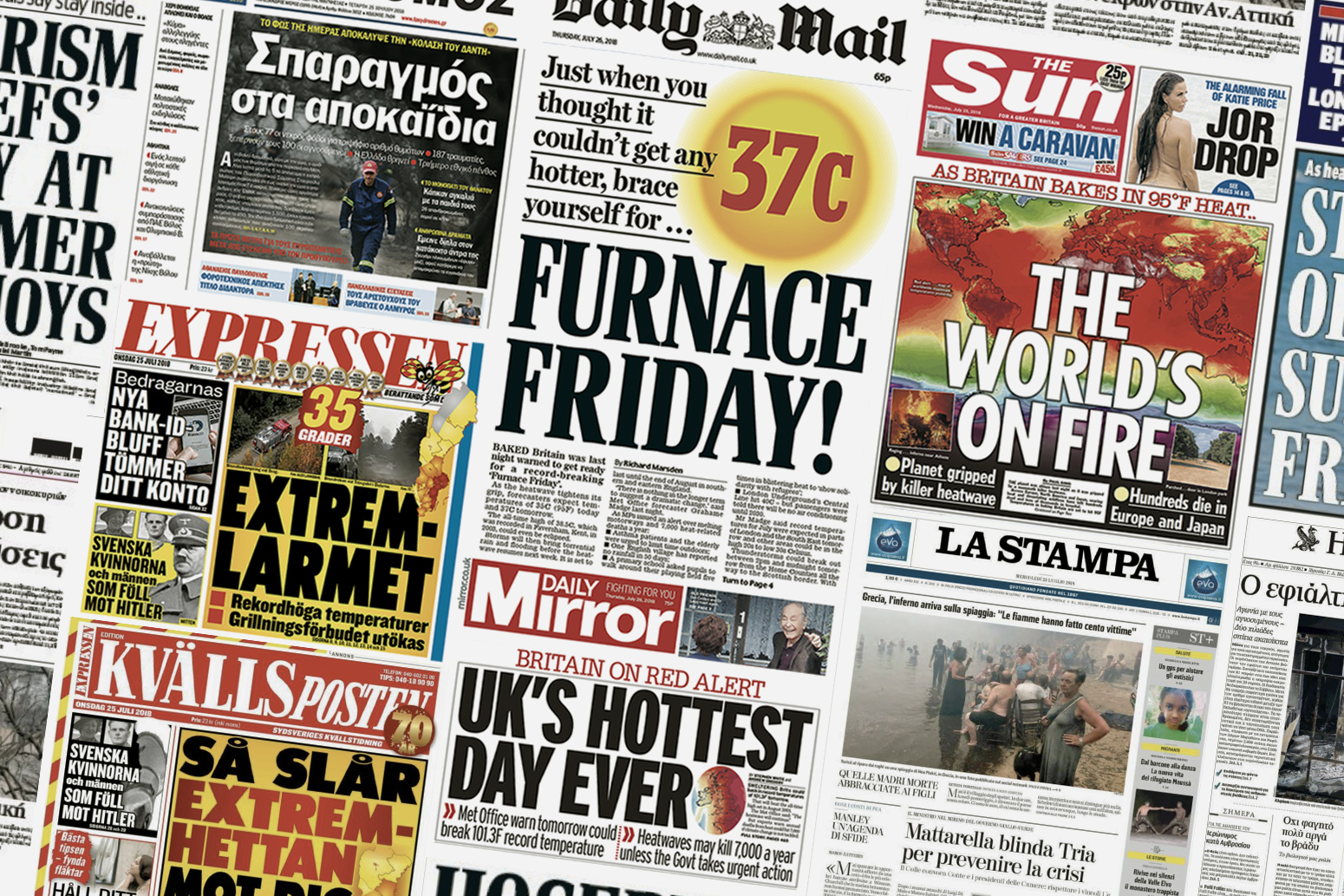 Media Reaction The 18 Summer Heatwaves And Climate Change