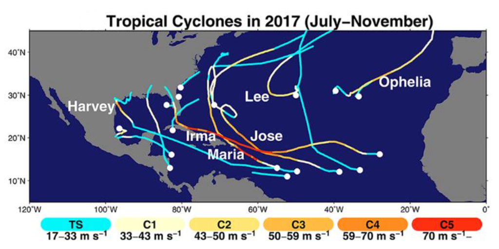 Record 2017 Hurricane Season Driven By Warm Atlantic Ocean, Study Says ...