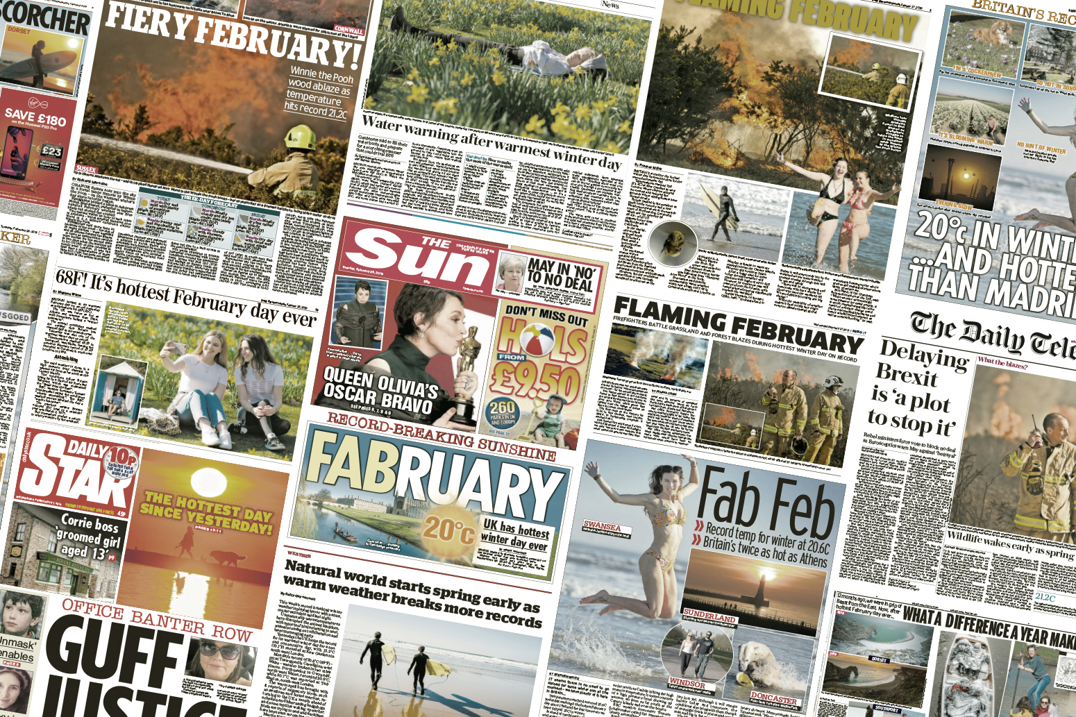 Media Reaction: The UK's Record Breaking Winter Heat In 2019 | Climate