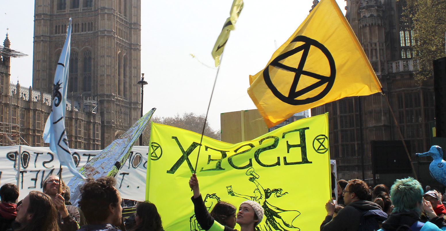 Extinction Rebellion protest, Parliament Square, London