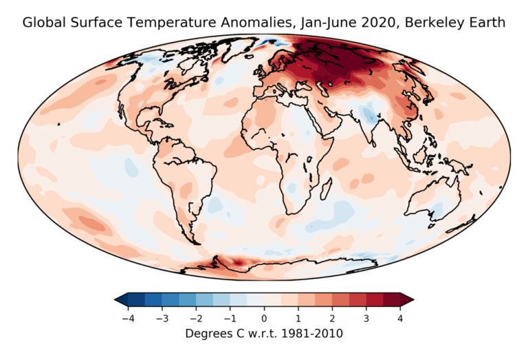 State of the climate: 2020 set to be first or second warmest year on record