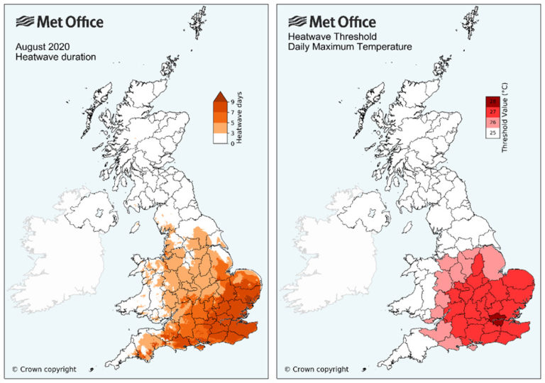 Met Office The UKs Record Breaking August Heatwave