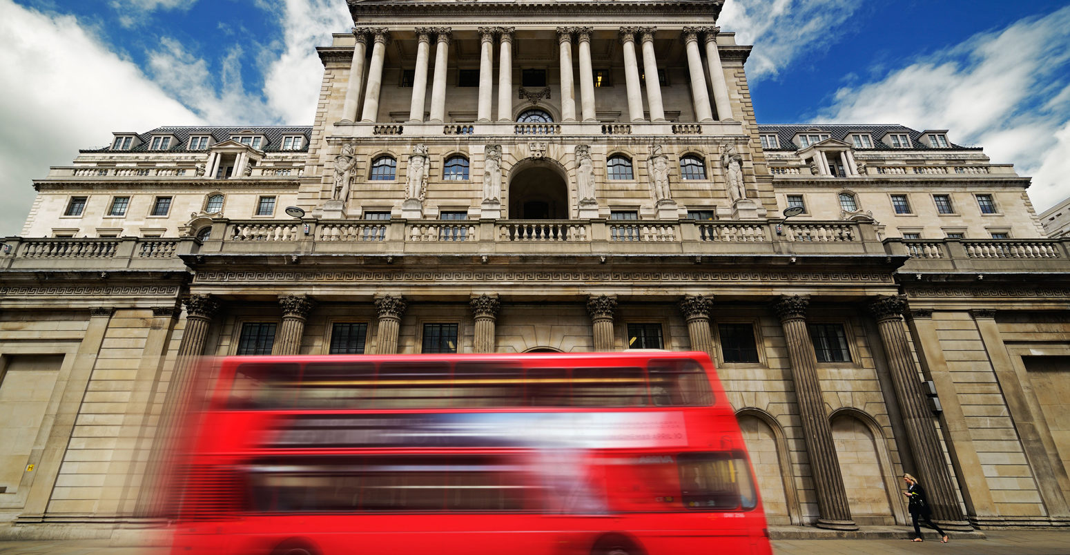 Bank of England on Threadneedle Street London, United Kingdom