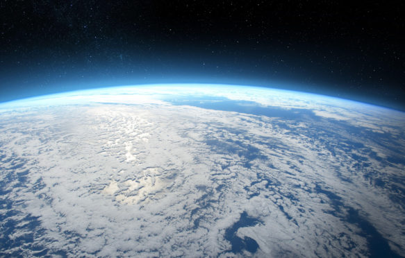 View of planet Earth from space