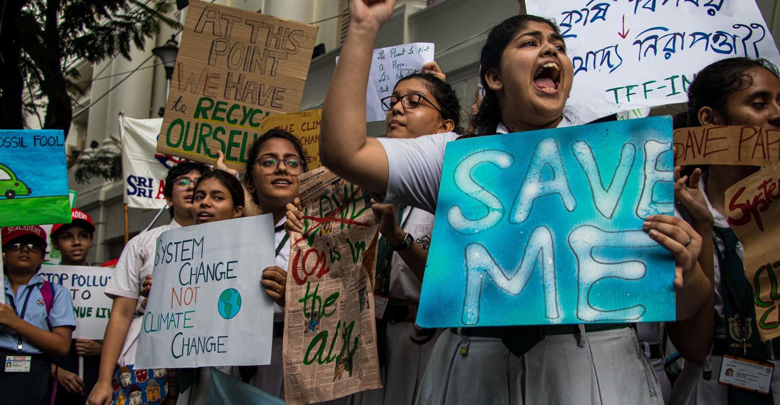 March for Climate Justice in Kolkata organised by West Bengal along with many other climate, environmental and science based grass-root movements and organisations