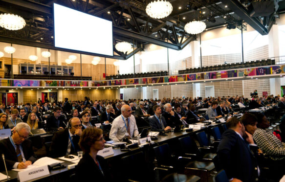 Delegates at the IPCC opening meeting in Denmark, 2014.