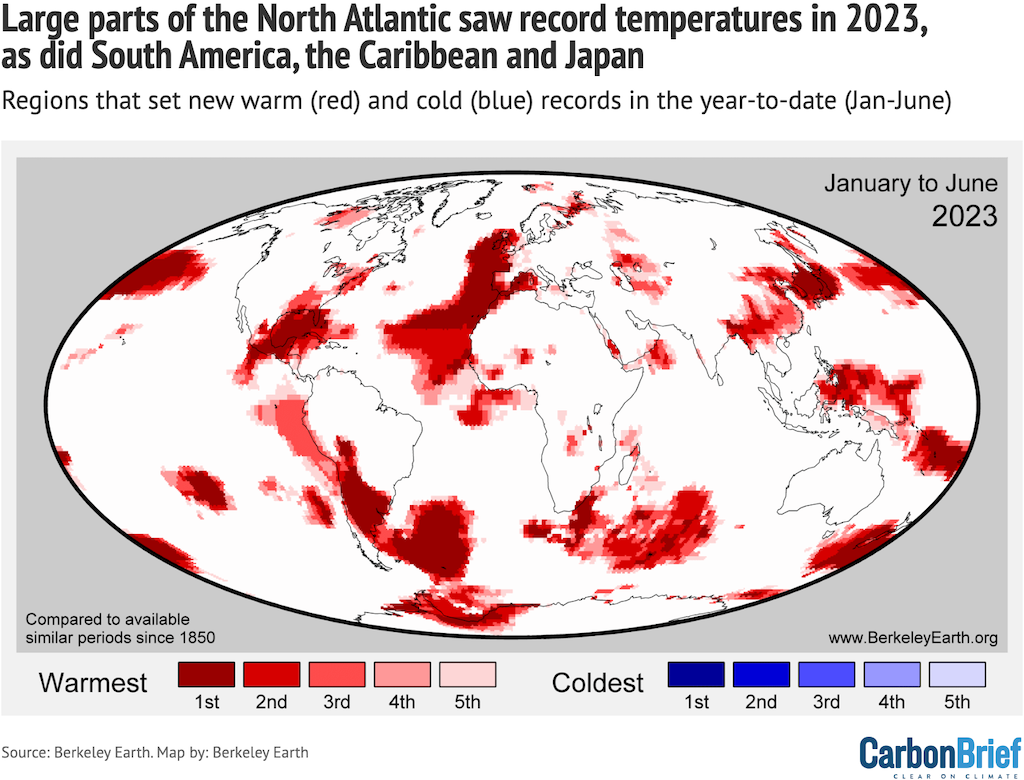 State Of The Climate 2023 Now Likely Hottest Year On Record After Extreme Summer Carbon Brief
