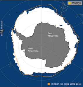 ‘Exceptional’ Antarctic melt drives months of record-low global sea ice ...