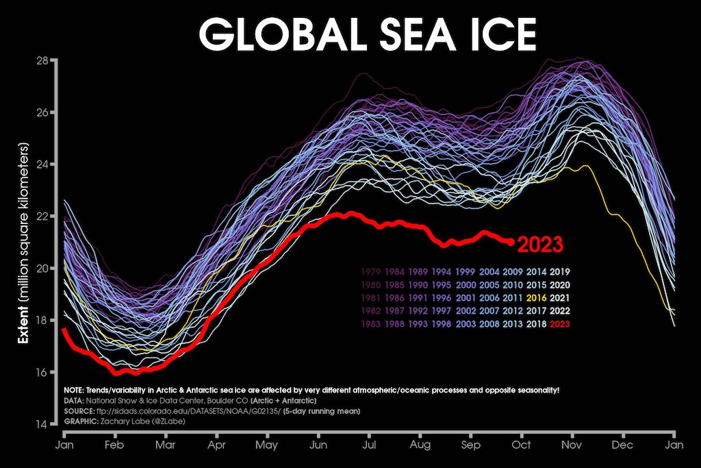 Global sea ice extent