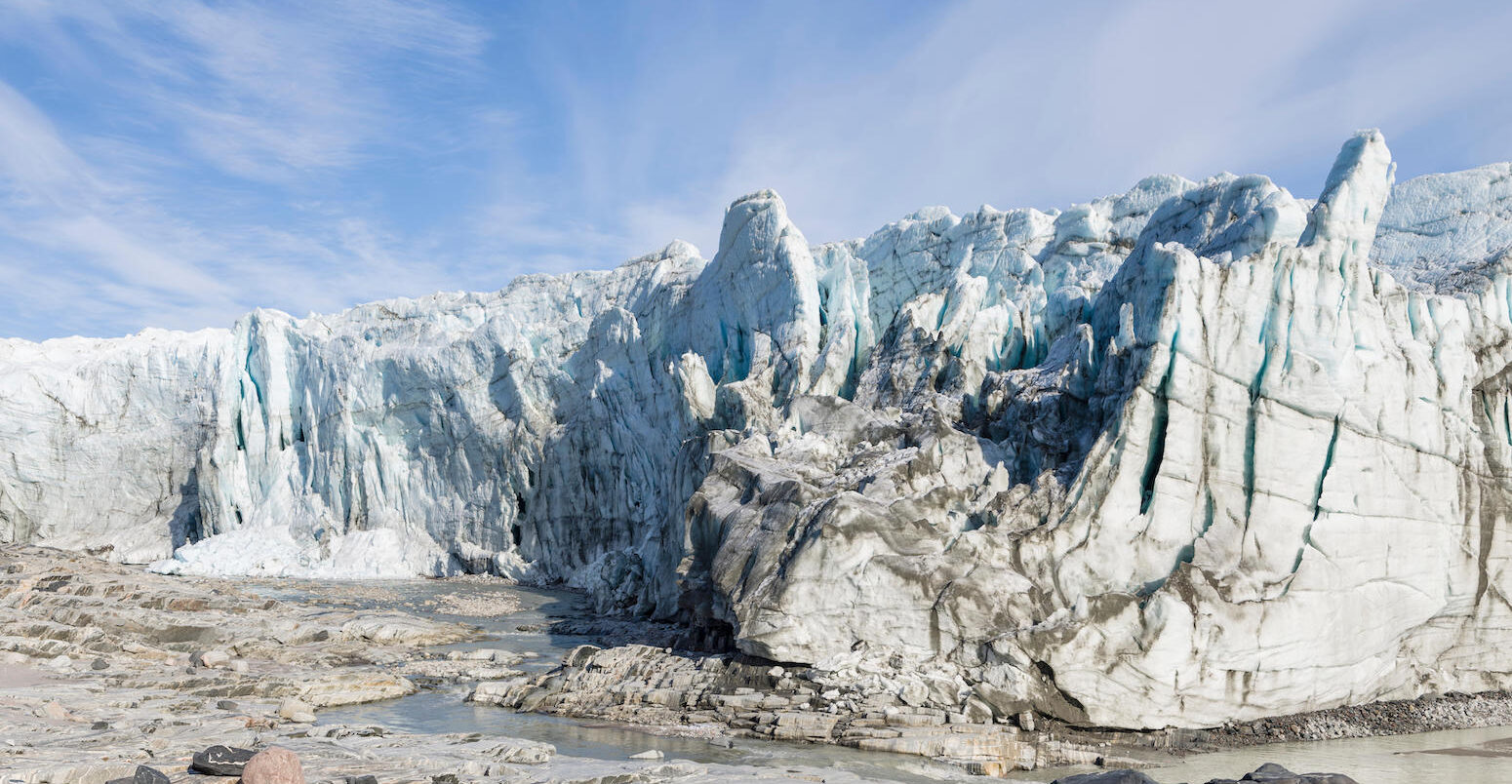 Landscape close to the Greenland Ice Sheet.