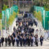 World Heads of States walk down Al Wasl avenue after their group photo during the UN Climate Change Conference COP28 at Expo City Dubai on December 1, 2023, in Dubai, United Arab Emirates.