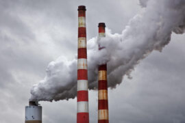 A coal power plant. Credit: JakeWalk / Alamy Stock Photo