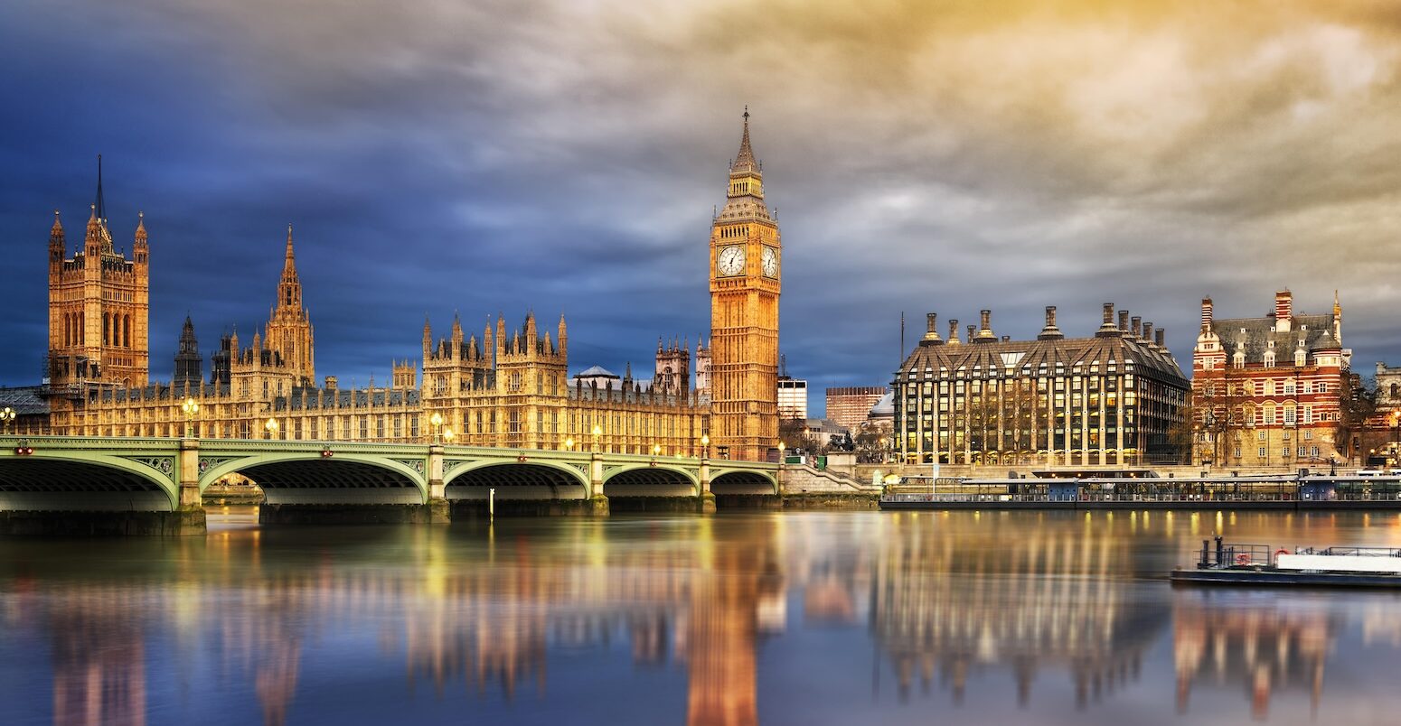 Big Ben and Houses of parliament, London, UK.