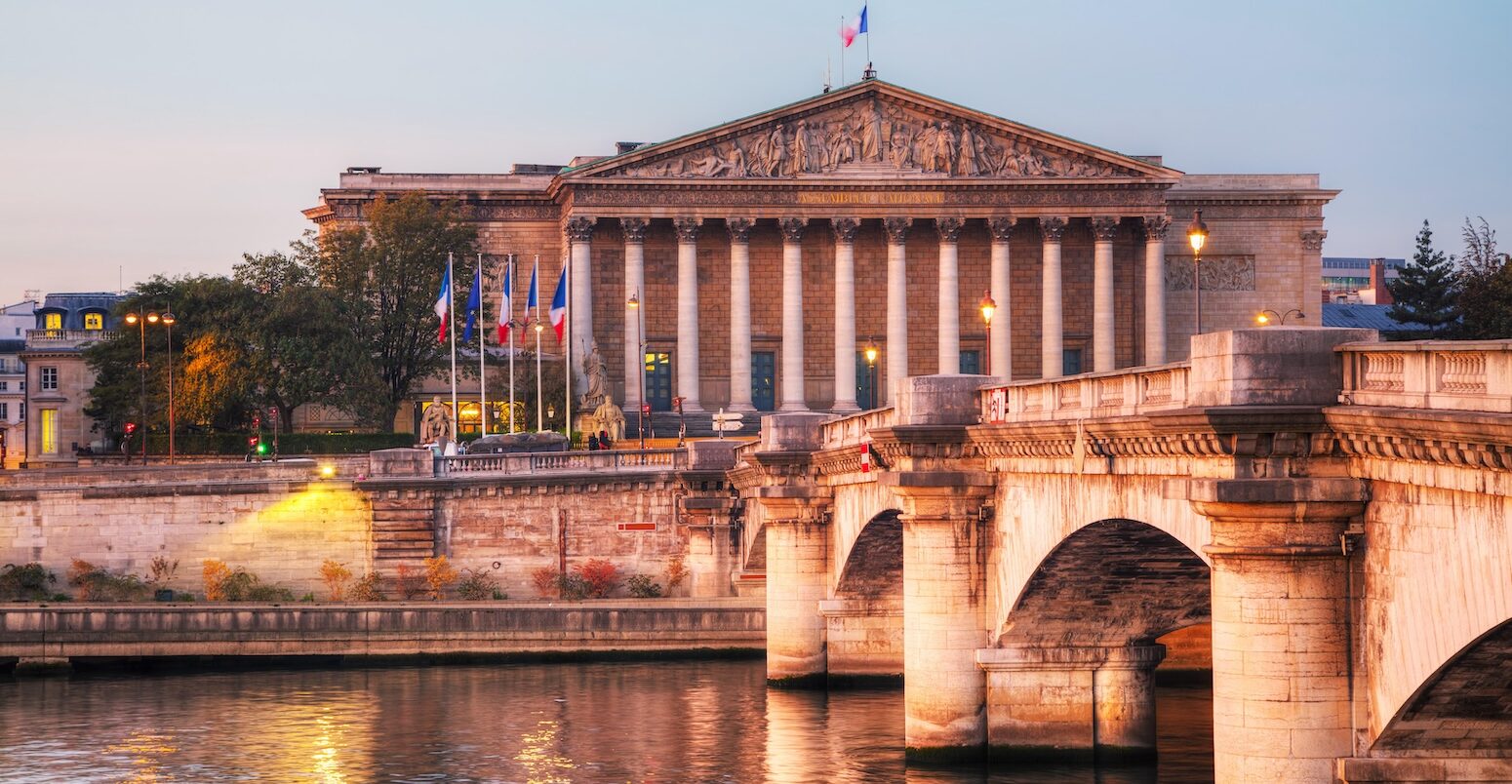 France's national assembly, Paris, France.