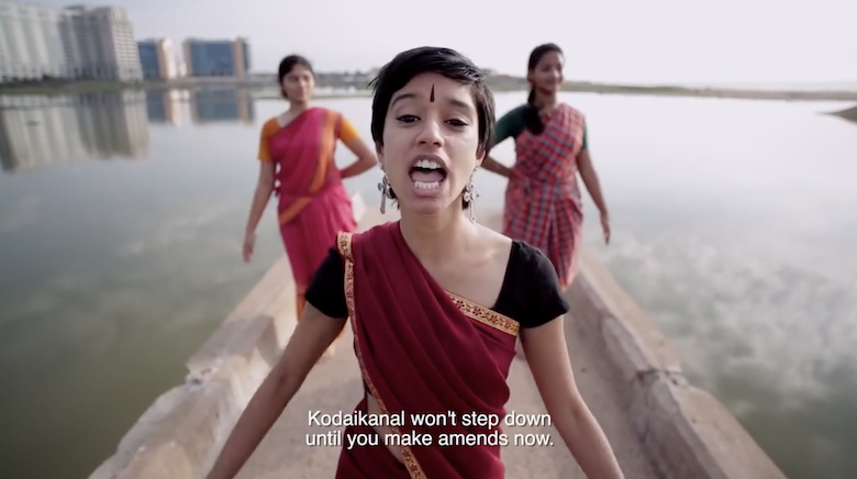 Sofia Ashraf stars in a music video for Kodaikanal Won’t in 2015.
