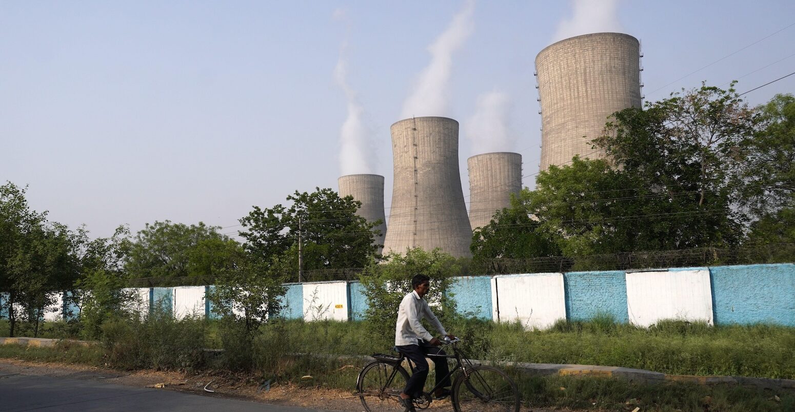 Coal-fired power plant, in Uttar Pradesh, India.