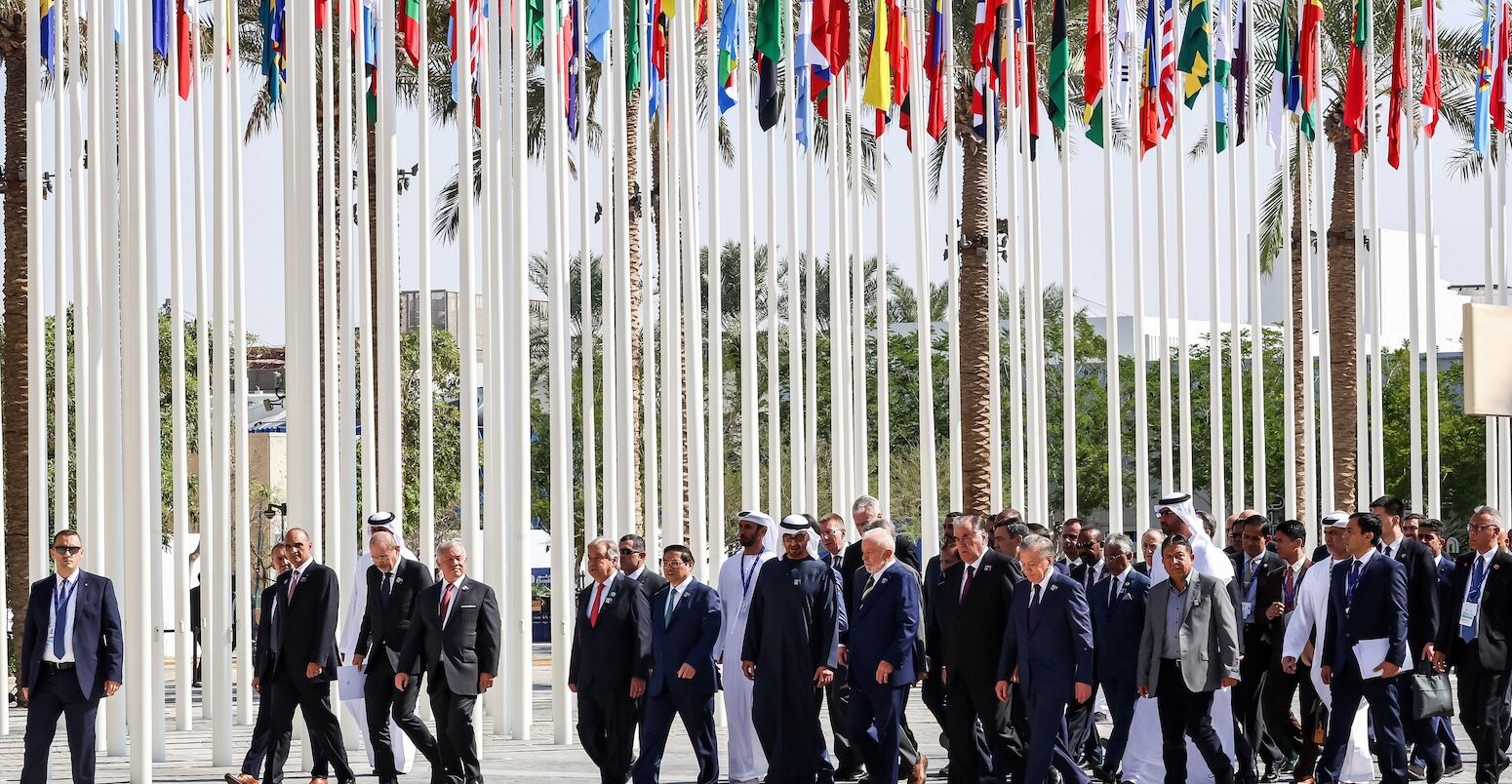 Heads of states at COP28 summit in Dubai.