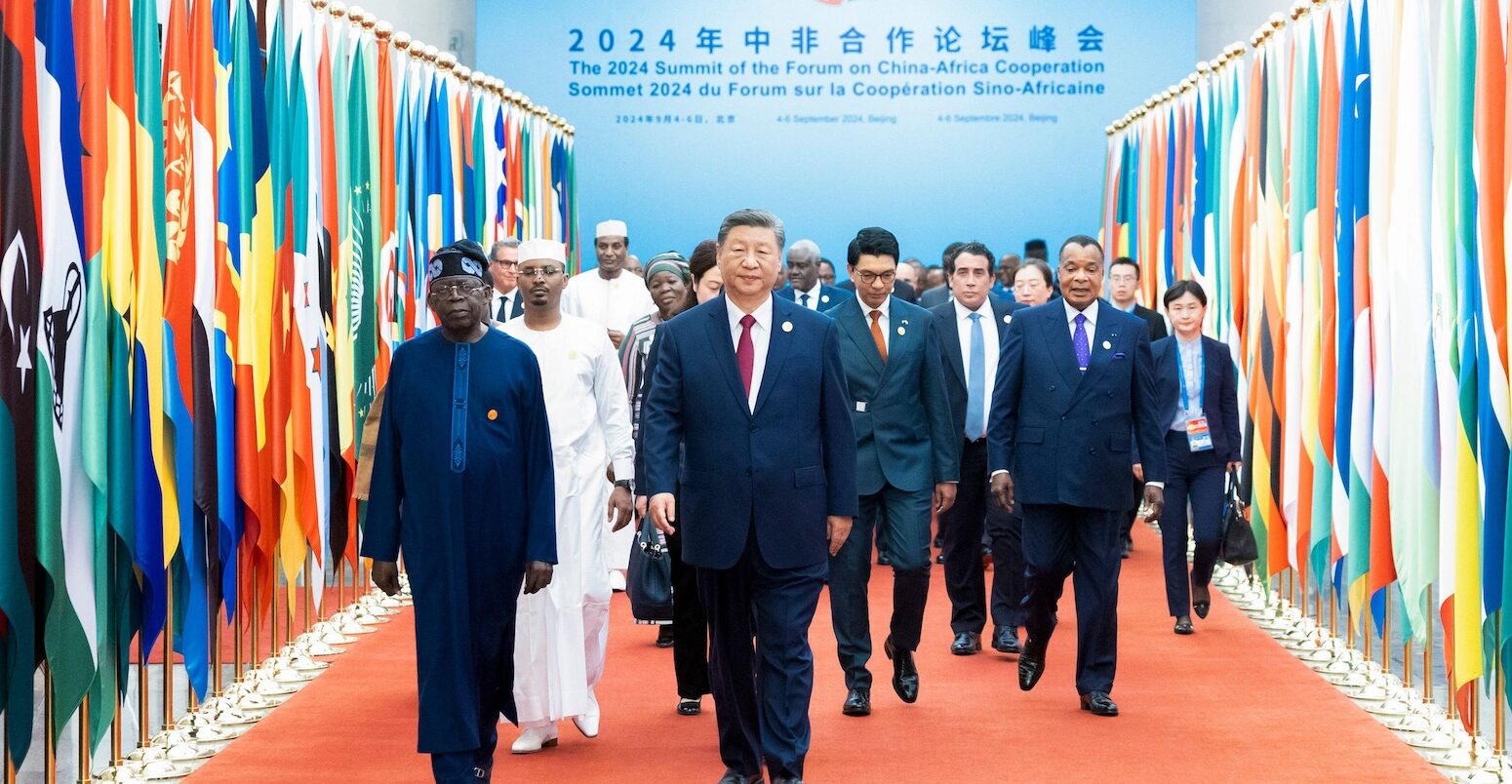 Chinese President Xi Jinping and foreign leader attend the 2024 Summit of the Forum on China-Africa Cooperation (FOCAC)