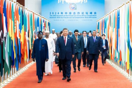 Chinese President Xi Jinping and foreign leader attend the 2024 Summit of the Forum on China-Africa Cooperation (FOCAC)