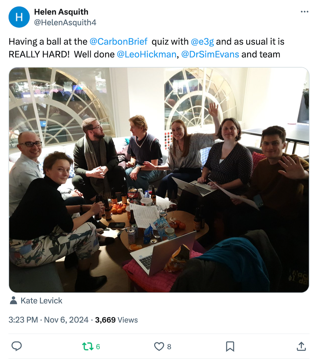 Helen Asquith on X: Having a ball at the Carbon Brief quiz