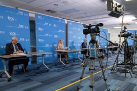 IPCC press conference held on 4 April 2022 to present the summary for policymakers of the WG3 report