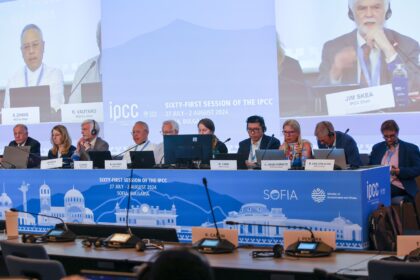 IPCC working group co-chairs at the IPCC-61 meeting on 30 July 2024.